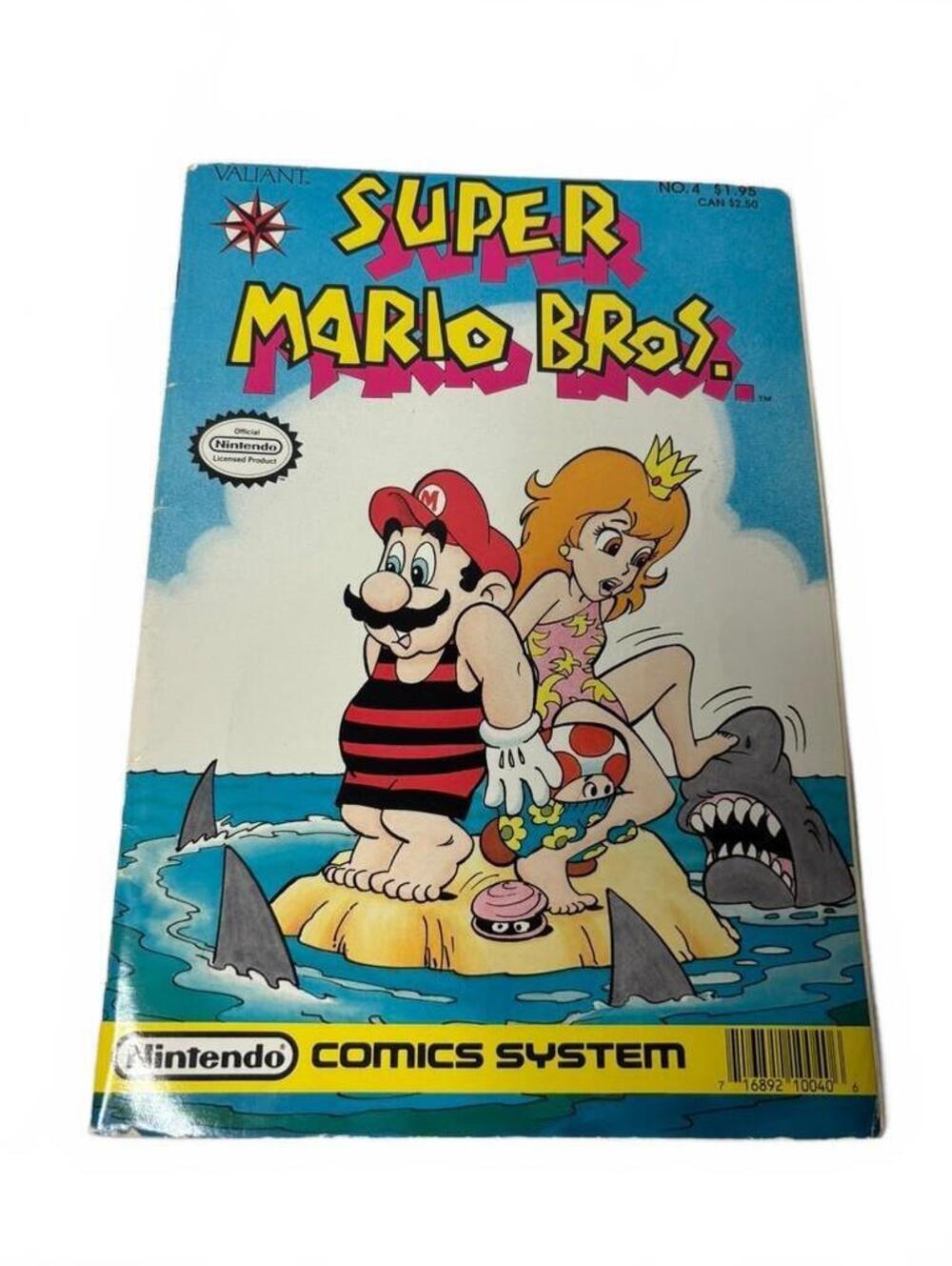 Retro 1990 Super Mario Bro Nintendo Rare Comic Book